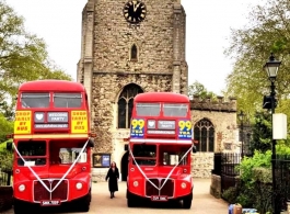 Routemaster buses for weddings in Maidstone